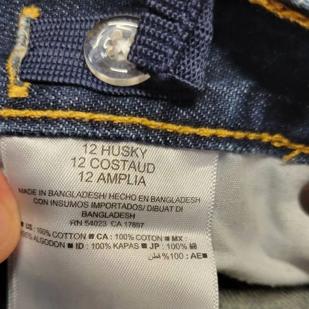 Old Navy straight leg jeans 12 husky